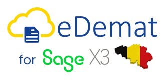 eDemat for Sage X3 Belgique
